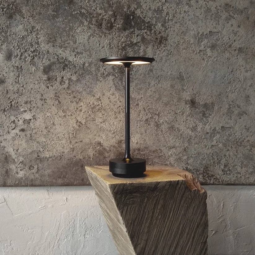 Cordless Rechargeable Table Lamp — Luminous, Metal: Gold