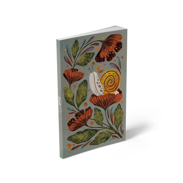 Moonlight Snail Soft Touch Classic Layflat Notebook Journal