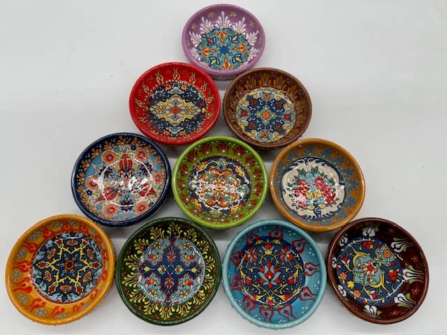 Ceramic Bowls Shallow 3"