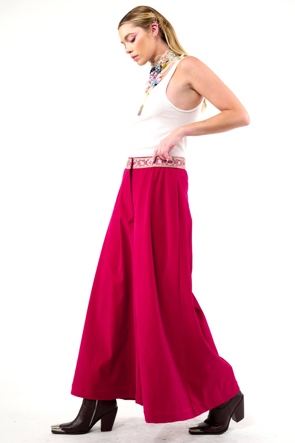Jovie Pants: Fuchsia / S