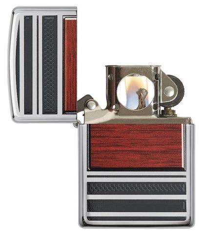 Zippo 250 Steel And Wood