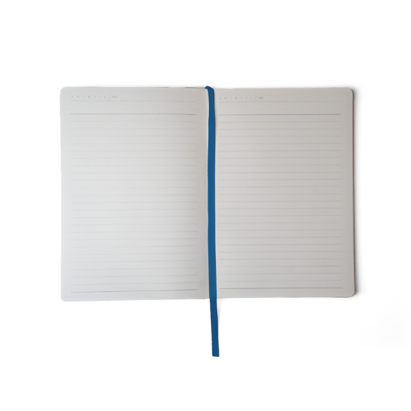 Delphinium Flower Hardbound Embroidered Notebook