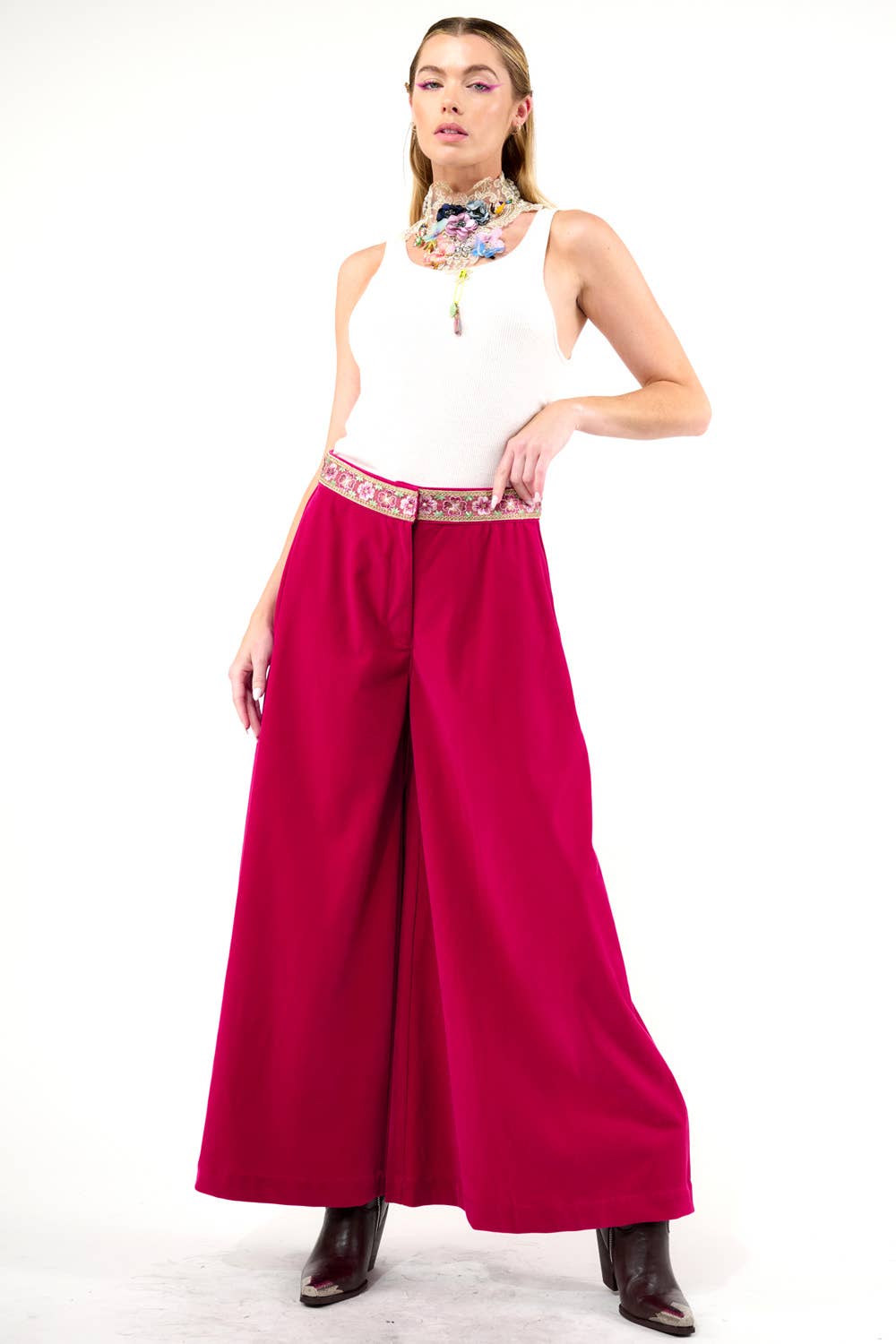 Jovie Pants: Fuchsia / S