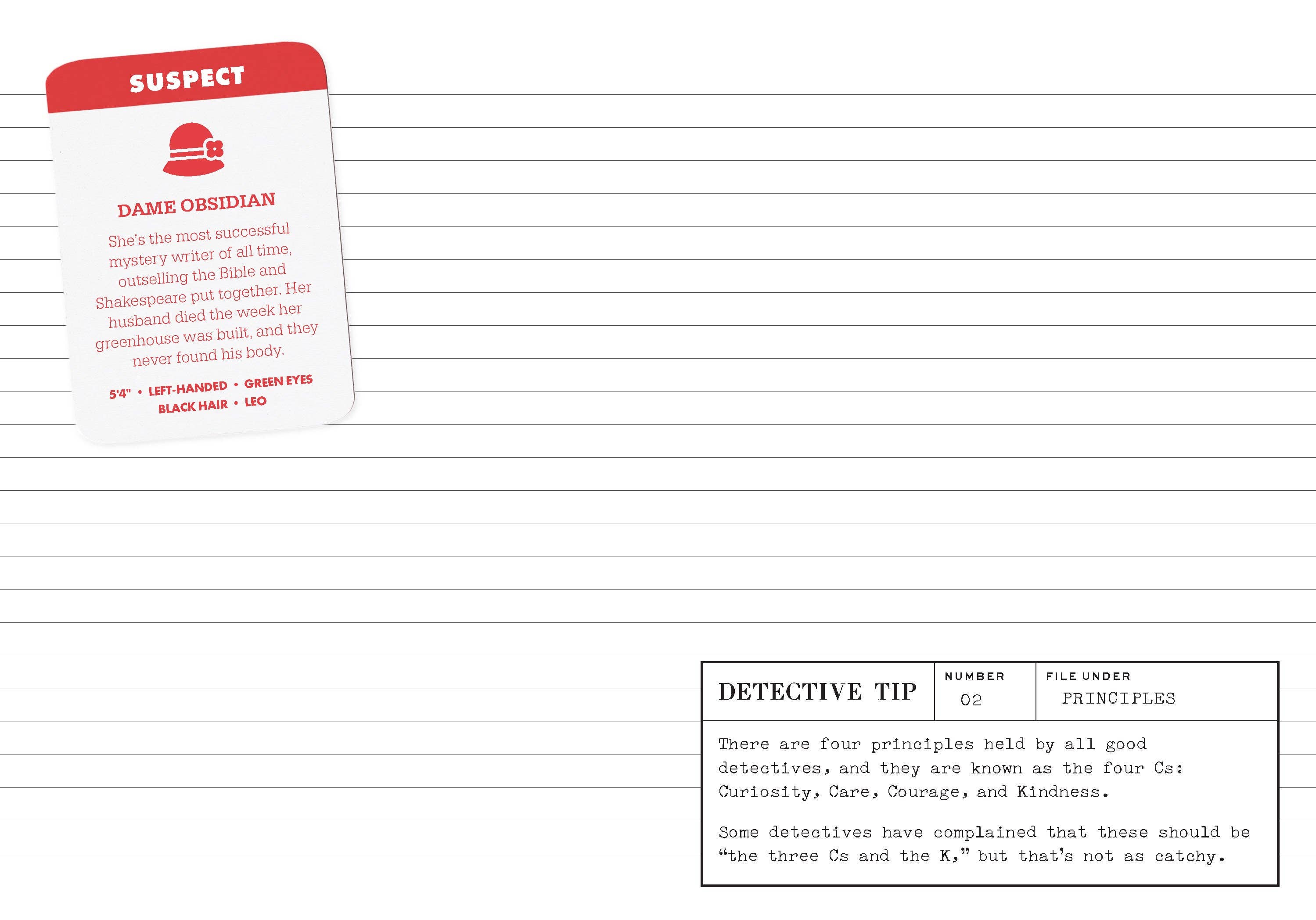 Murdle Detective Notebook