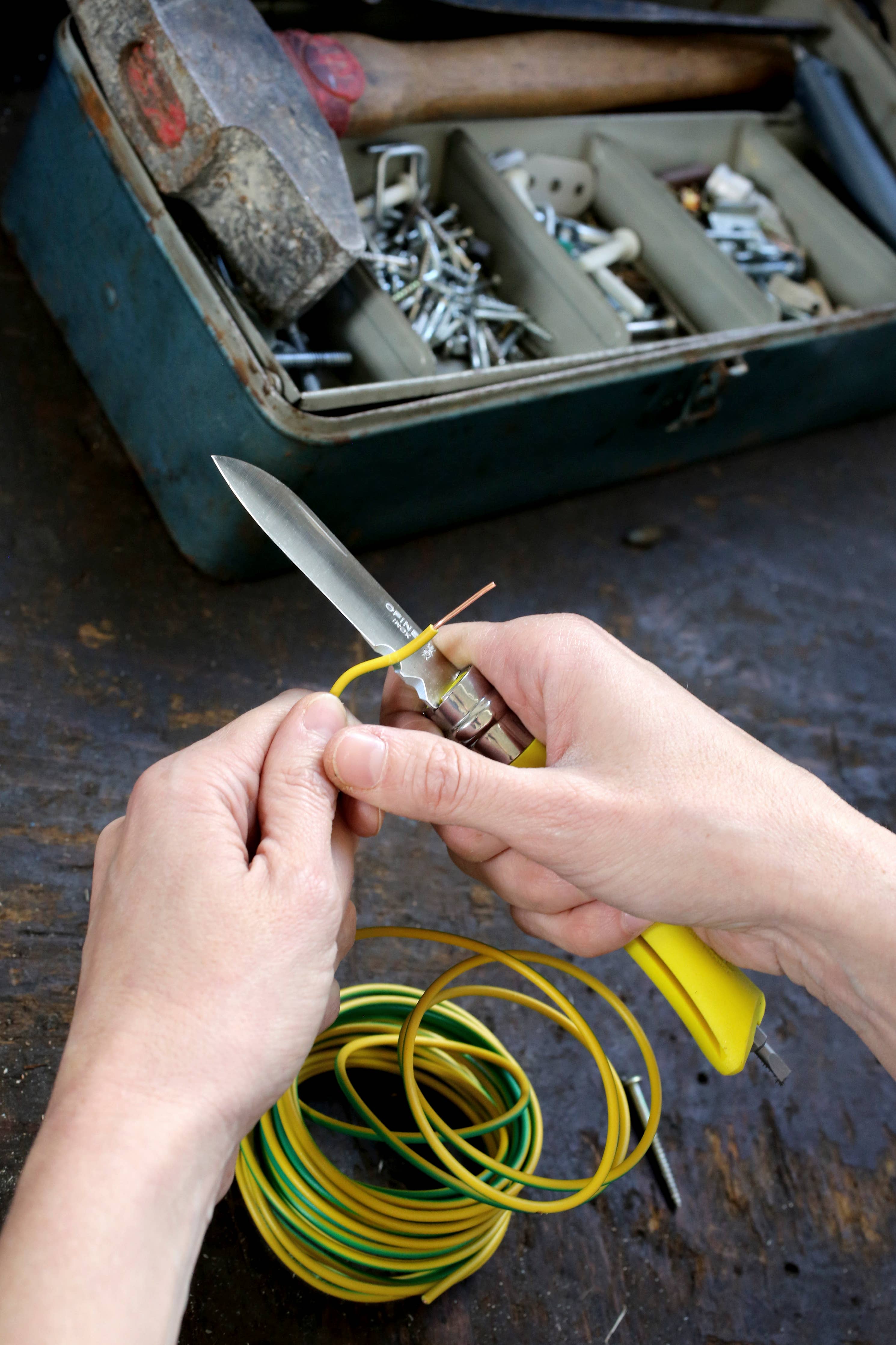 No.09 D.I.Y Folding Knife: Grey