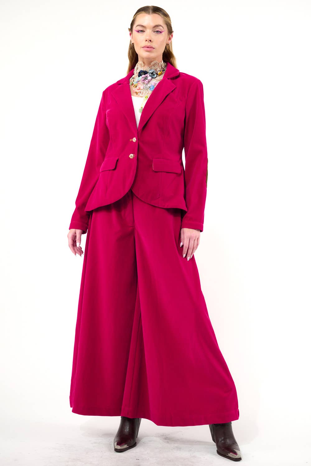 Jovie Pants: Fuchsia / S