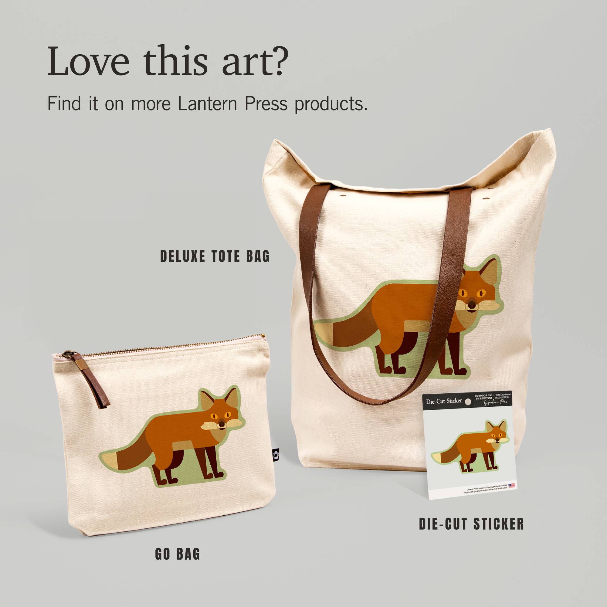 STICKERS Fox Geometric: Small