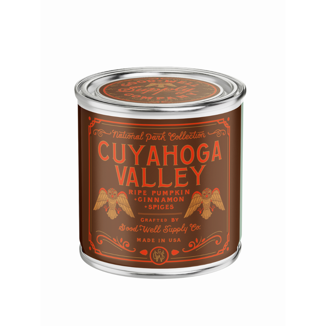 Cuyahoga Valley National Park Candle: 1/2 Pint / Cotton Wick