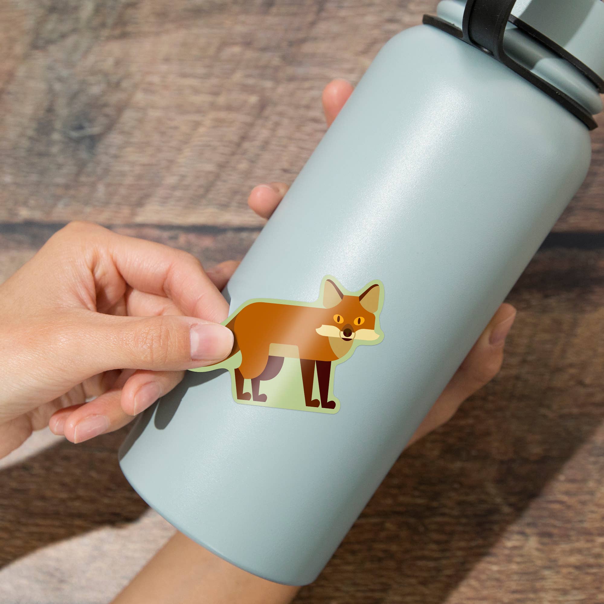 STICKERS Fox Geometric: Small