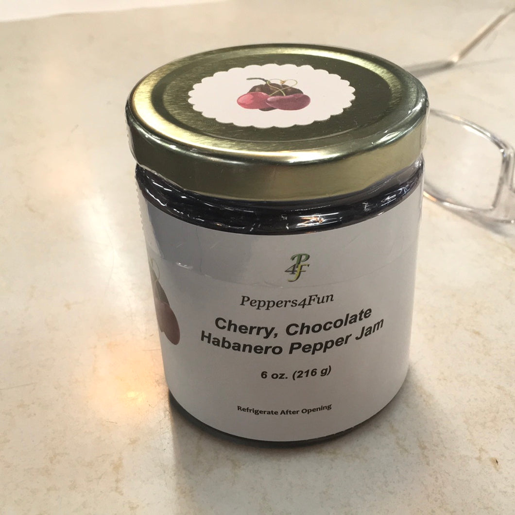 Cherry, chocolate habanero Pepper Jam