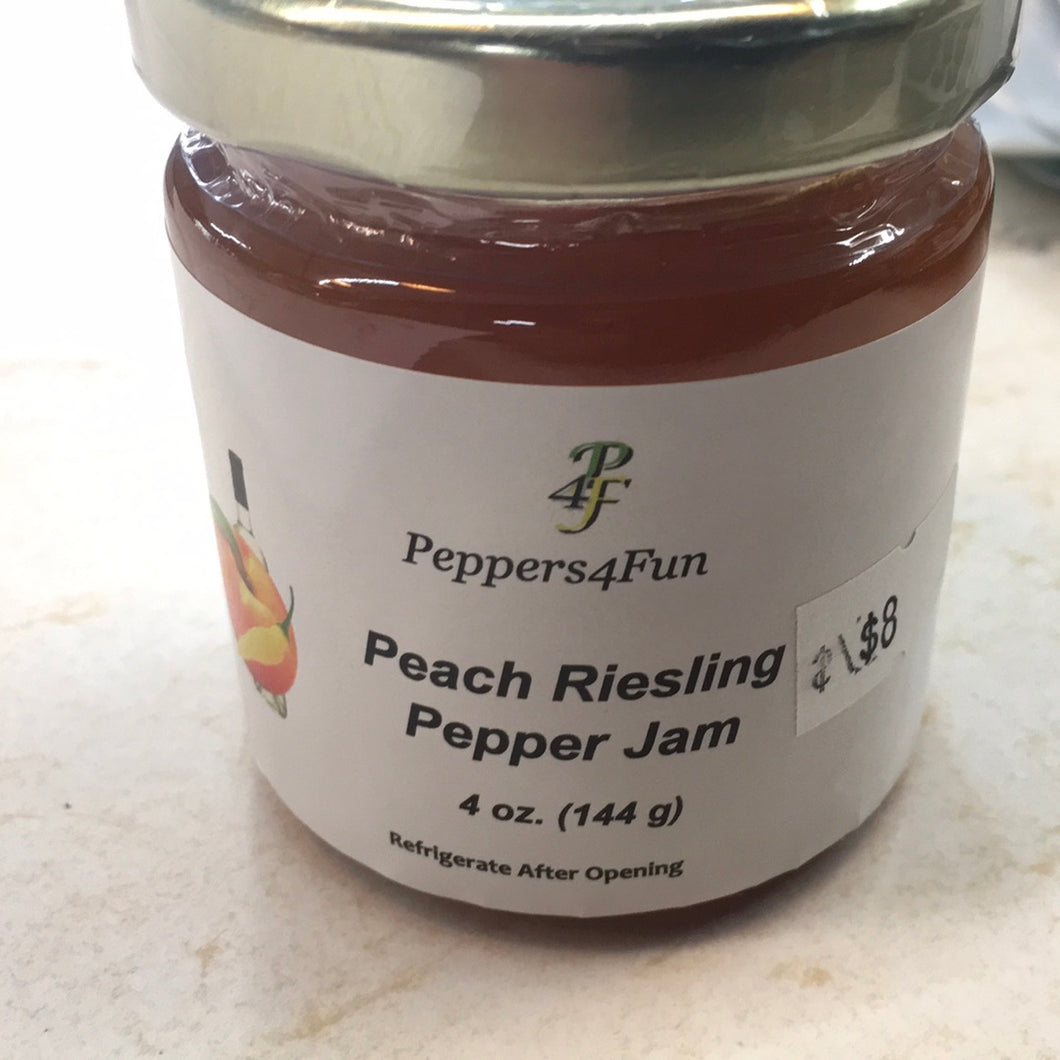 Peach Riesling Pepper Jam