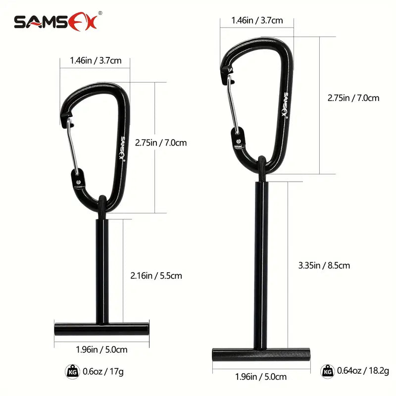 Fishing Tippet Holders With Carabiner Clip