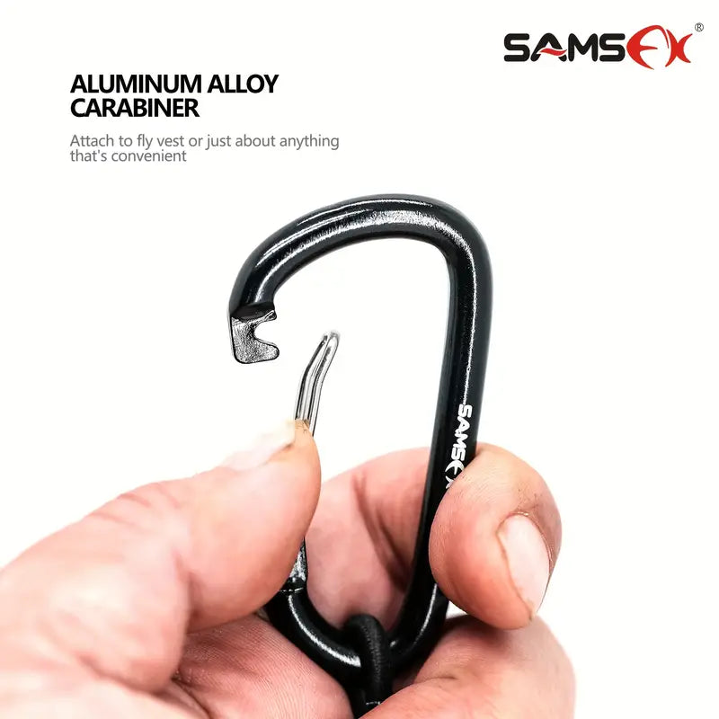 Fishing Tippet Holders With Carabiner Clip