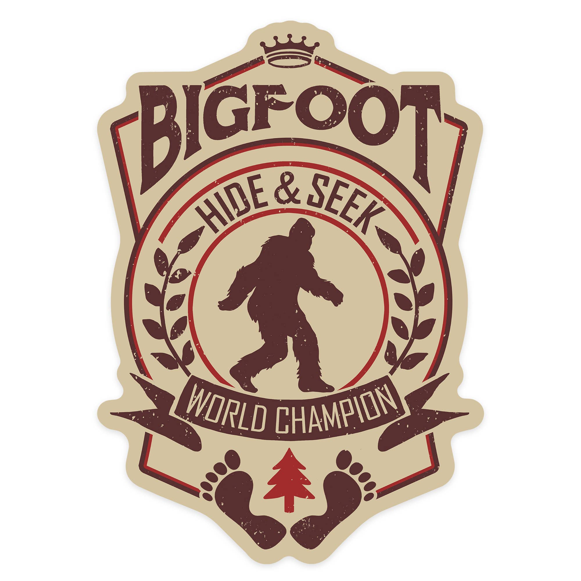 STICKER Bigfoot, Hide and Seek World Champion