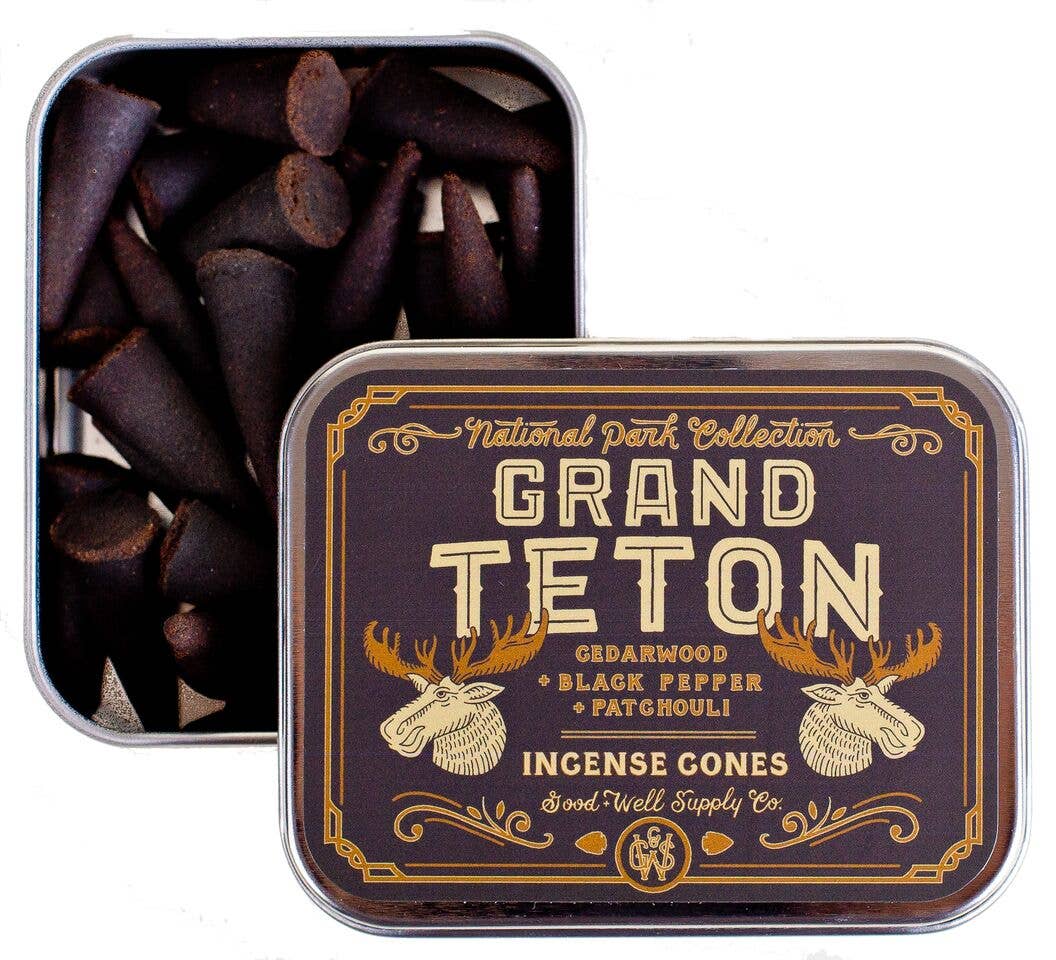 Grand Teton Incense - Cedarwood Black Pepper & Patchouli