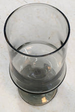 Load image into Gallery viewer, Vintage MCM Smoke Gray Flared Stemmed Glasses
