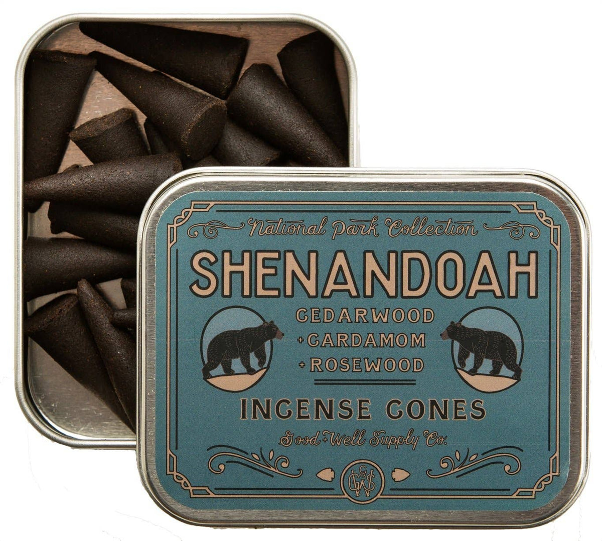 Shenandoah Incense - Cedarwood, Rosewood + Cardamom
