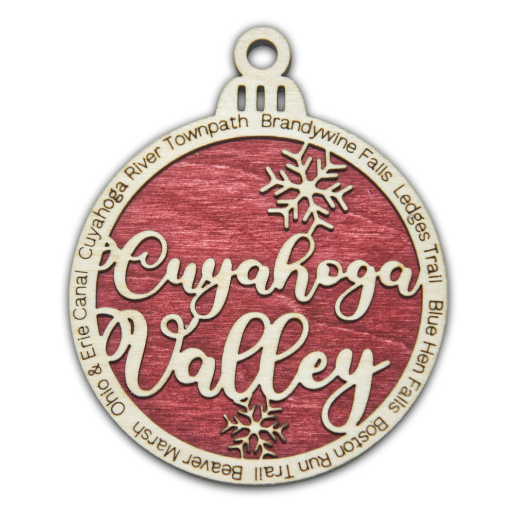 Cuyahoga Valley National Park Round Ornament
