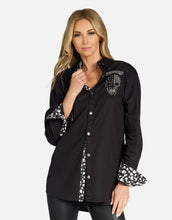 Load image into Gallery viewer, Torry American Soul Boyfriend Shirt: Black
