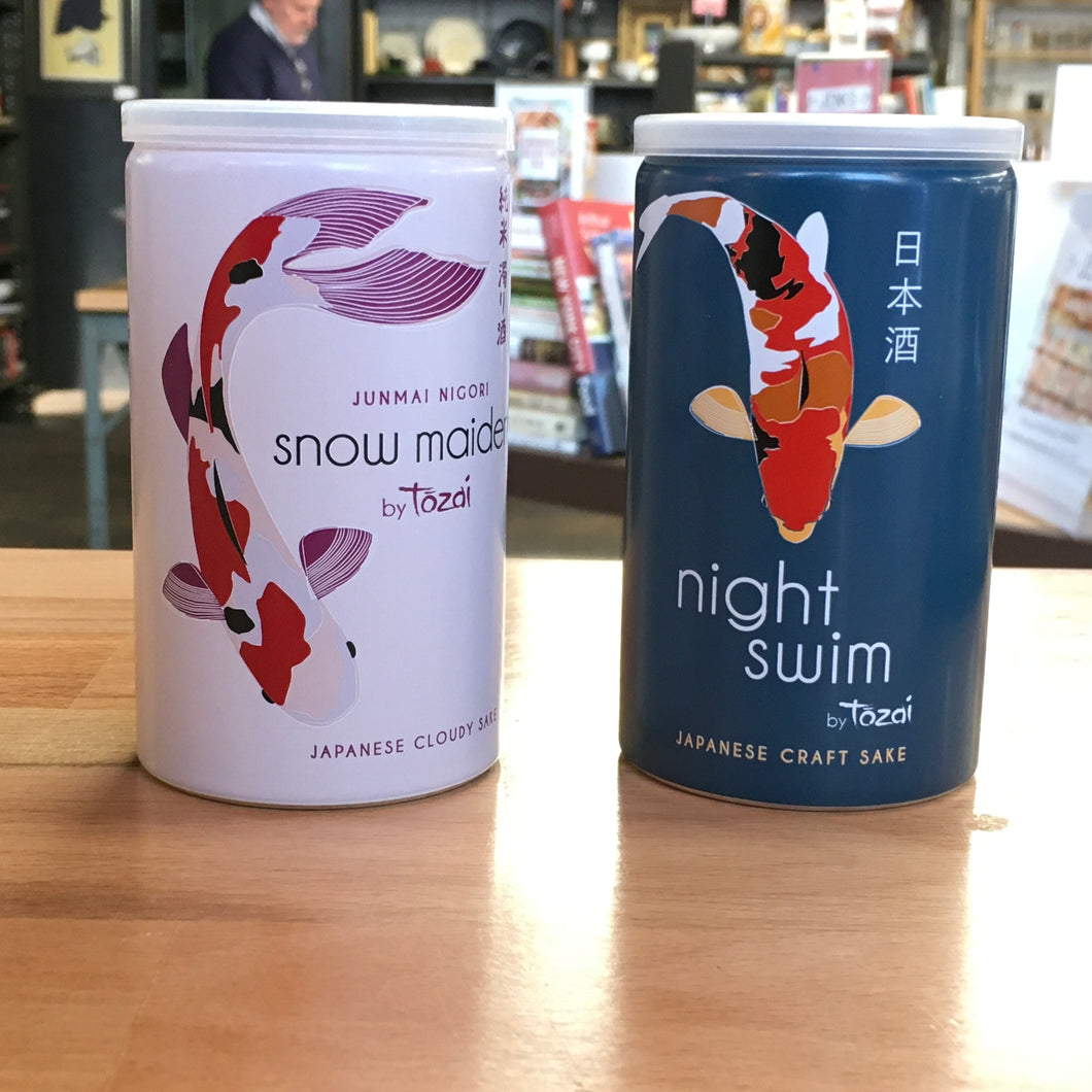 Tozai Night Swim & Snow Maiden cans
