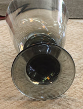 Load image into Gallery viewer, Vintage MCM Libbey Nova Black Water Goblet
