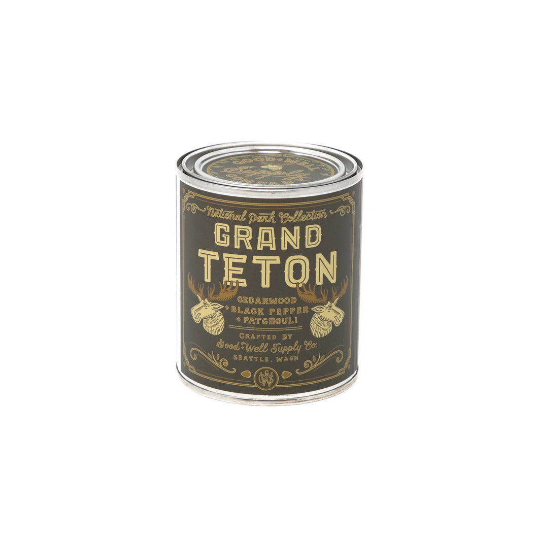 Grand Teton Candle - Cedarwood, Black Pepper & Patchouli