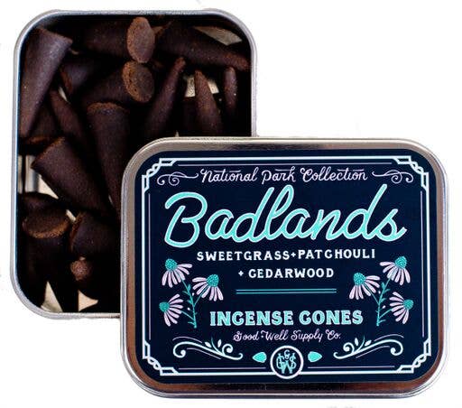Badlands Incense - Patchouli Cedarwood + Sweetgrass