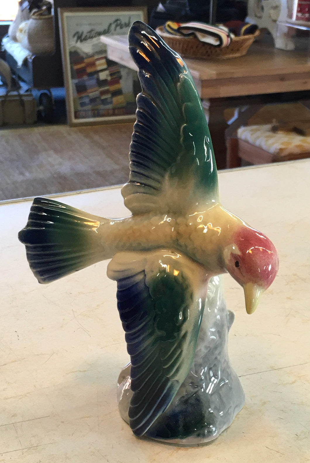 SOLD - Royal Copley 8” Gull Bird Figurine