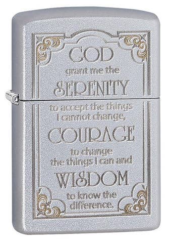 Zippo 205 Serenity Prayer