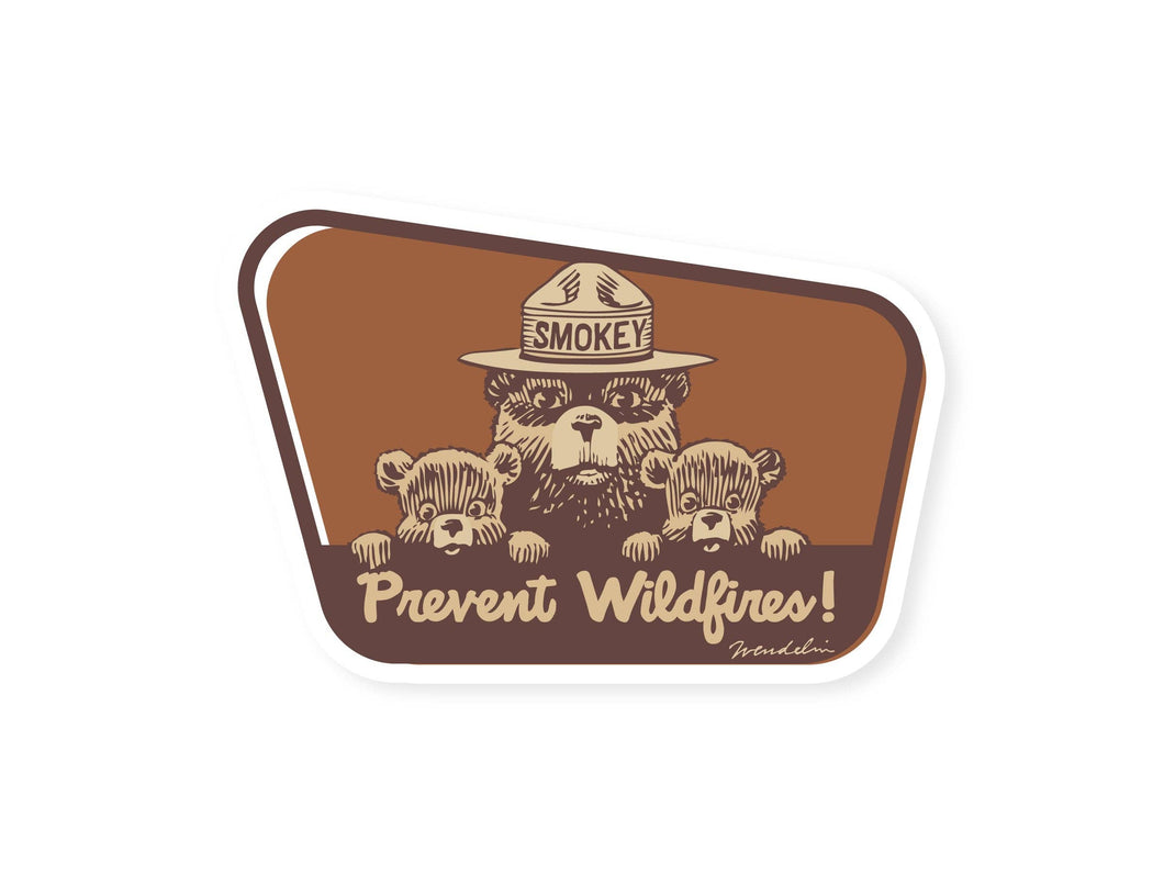 Prevent Wildfires! Sticker