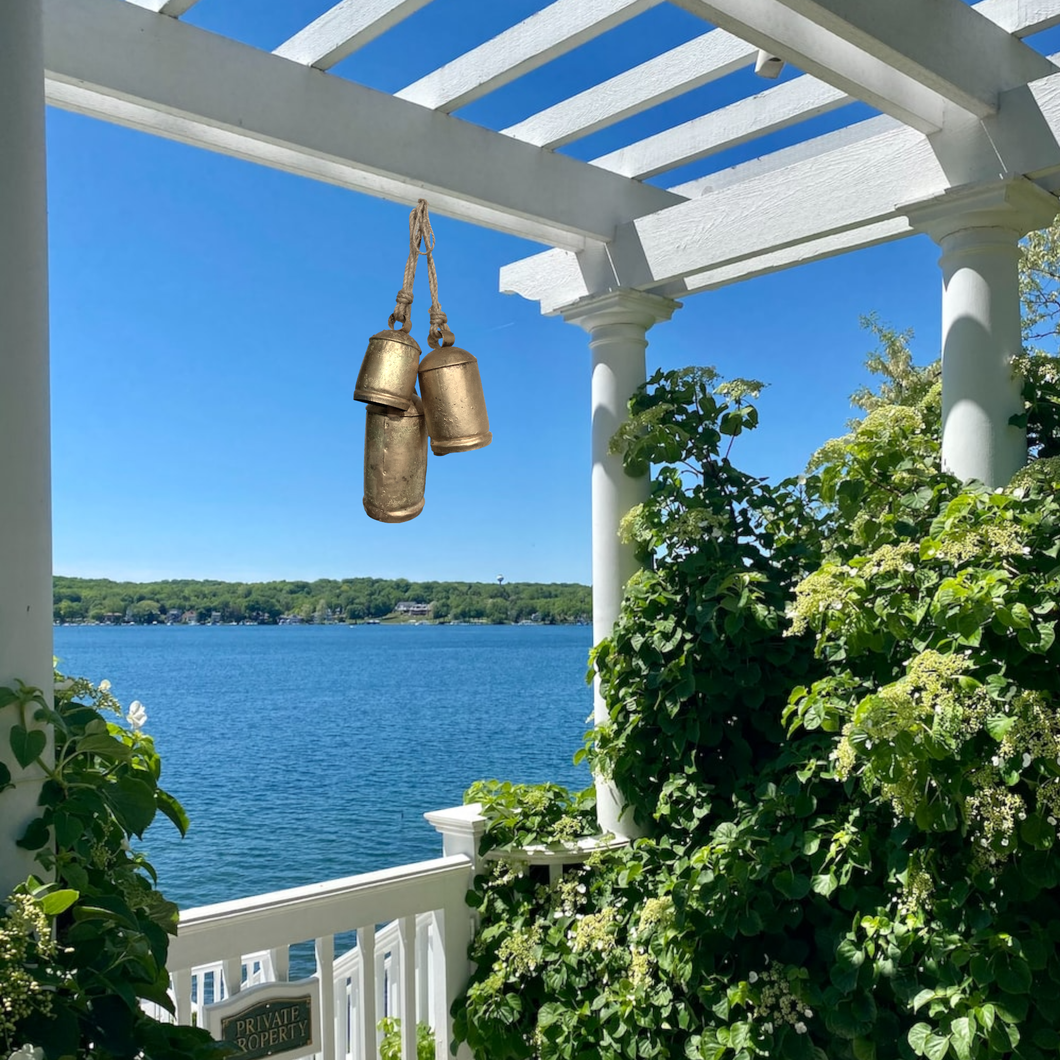 Upcycled Metal Rural School Bells