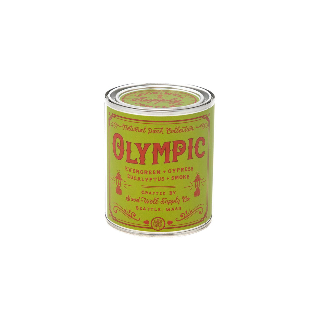 Olympic Candle - Evergreen, Cypress, Eucalyptus & Smoke