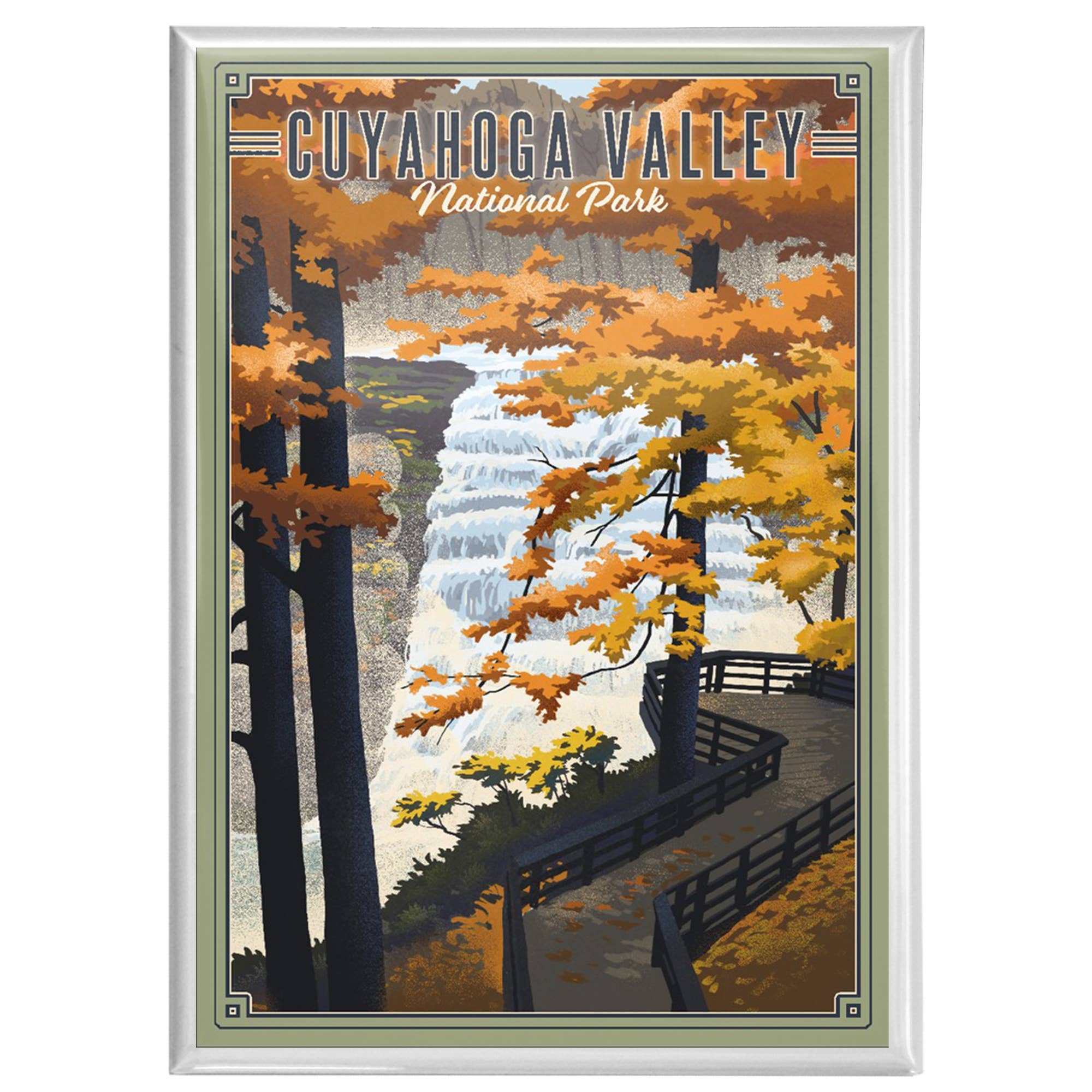 MAGNET Cuyahoga Valley National Park, Ohio Leaves