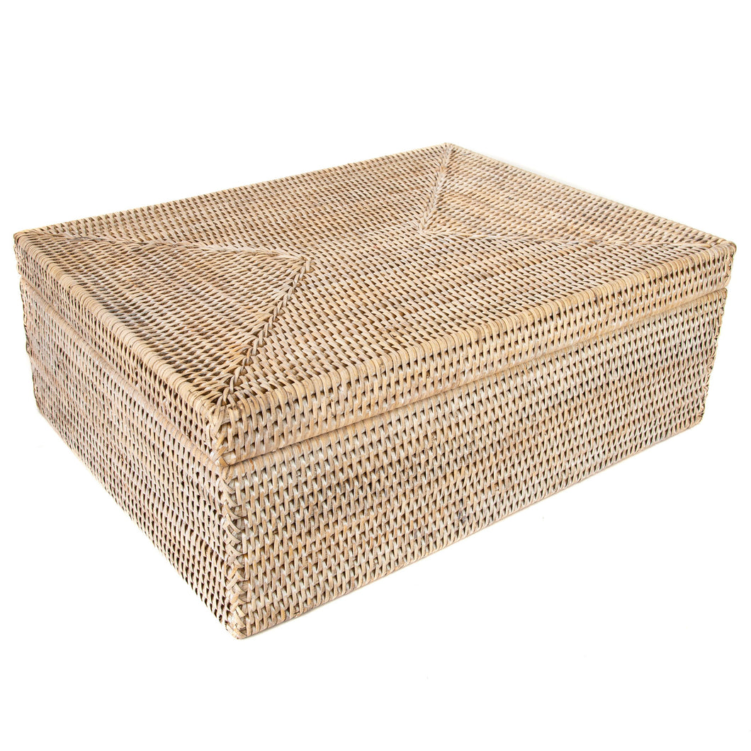 Artifacts Rattan Storage Box with Lid