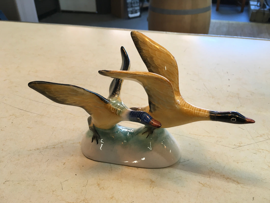 Vintage BK Bodrogke Reszturi Keramia flying geese