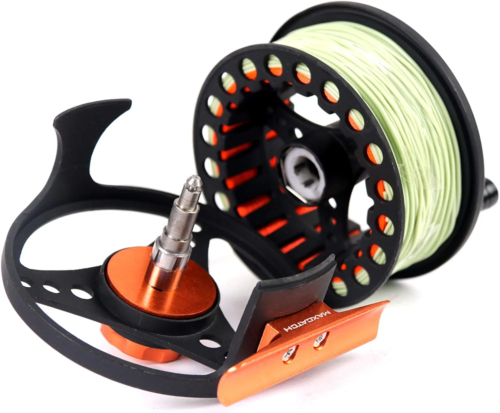 eco fly reel Maximumcatch High Quality ECO 7 Wt. Fly Reel Large Arbor Aluminum Fly Fishing Reel Hand-Changed Fishing Reel